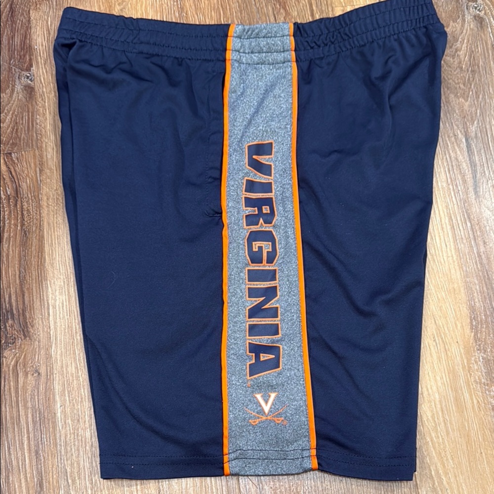 UVA Cavaliers Colosseum Youth Athletic Shorts w/Elastic Waist (Size: L (16-18))